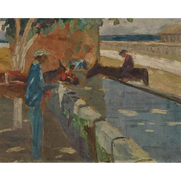 Ernesto Schiess — Eseltränke.