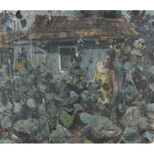 Ernst Baumann — "Im Garten".