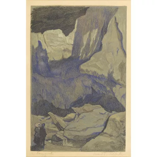Ernst Emil Schlatter — "Die Domgrotte".