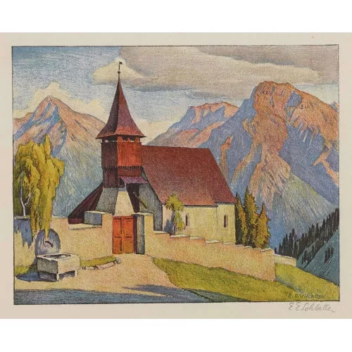 Ernst Emil Schlatter — Bergkapelle.