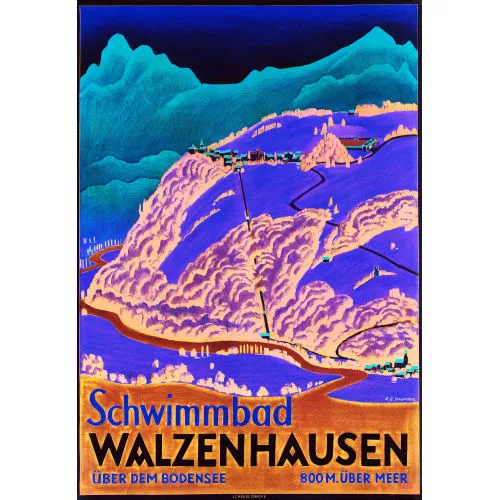 Ernst Emil Schlatter — "Schwimmbad Walzenhausen".