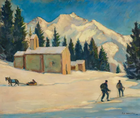 Ernst Emil Schlatter — Römerweg, Lenzerheide, 1931