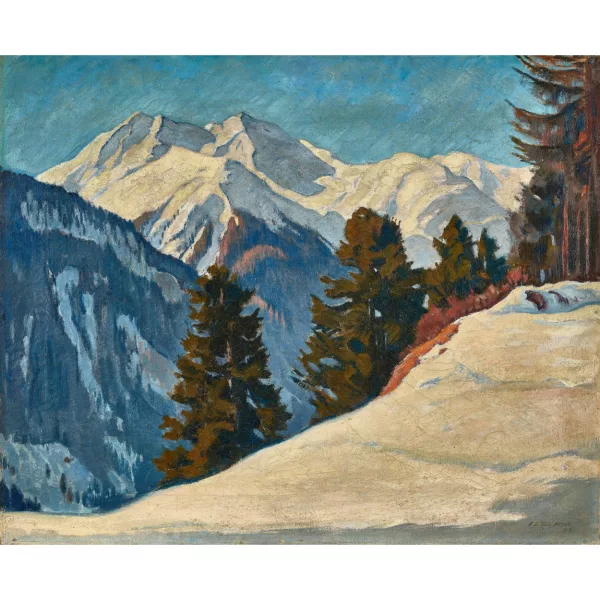 Ernst Emil Schlatter — "Bei Fetan" (Ftan).