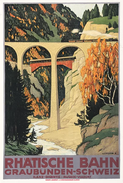 Ernst Emil Schlatter — Rhätische Bahn, 1911