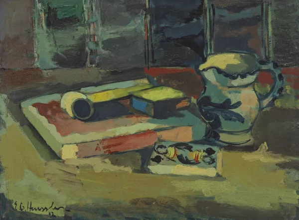 Ernst Georg Heussler — Nature morte
