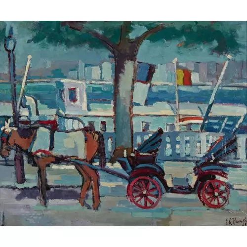 "Les quais à Genève"