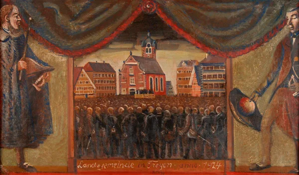 Ernst Georg Rüegg — Landsgemeinde in Trogen, 1916