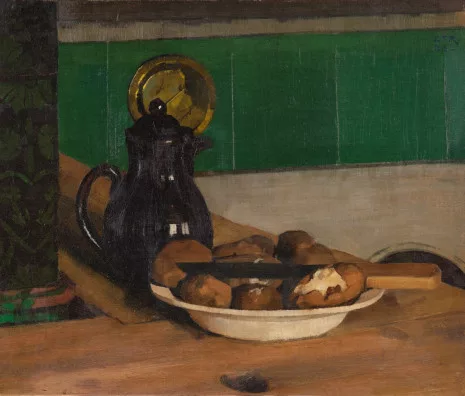Ernst Georg Rüegg — Stillleben mit Kartoffeln, 1908