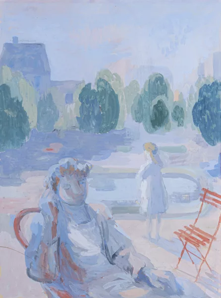 Ernst Gubler — Les femmes dans le parc