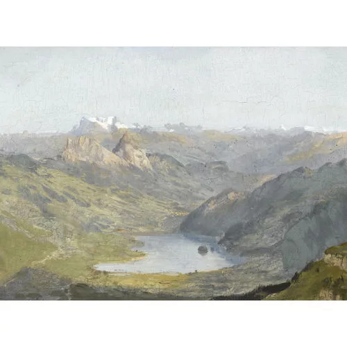 Ernst Hodel I. — Blick auf den Lauerzersee.