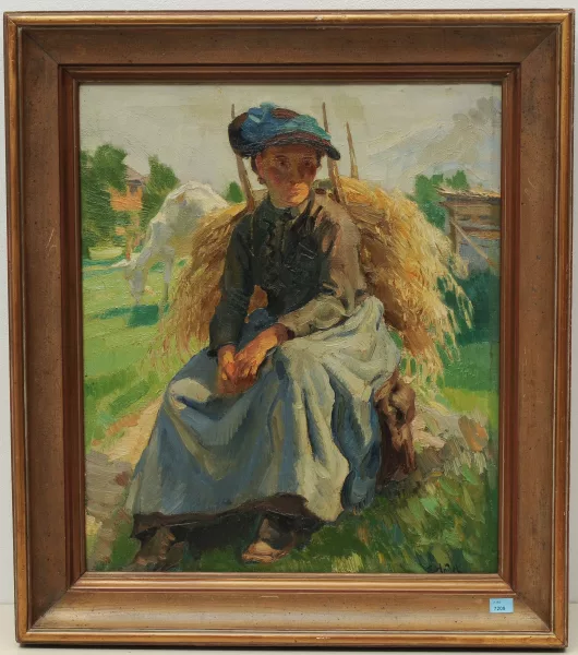 Ernst Hodel II. — Bäuerin aus dem Val d'Anniviers