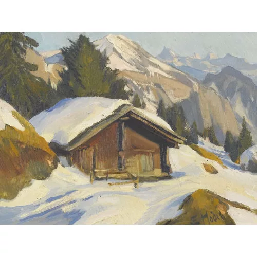 Ernst Hodel II. — "Chalet bei Gstaad".