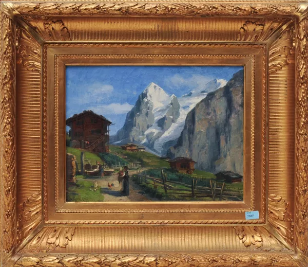 Ernst Hodel II. — Am Dorfbrunnen