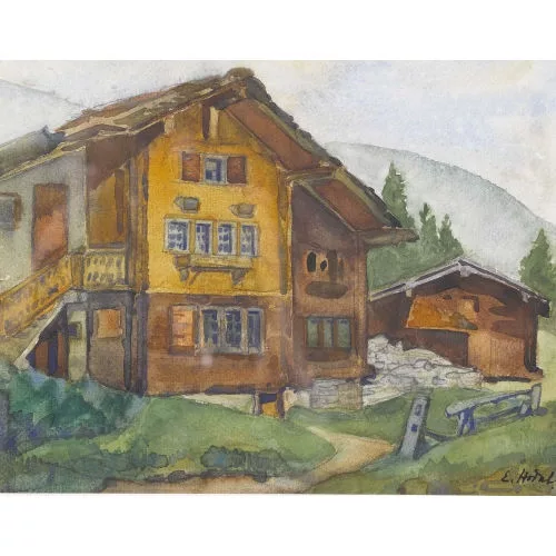 Ernst Hodel II. — Sommerliches Bauernhaus.