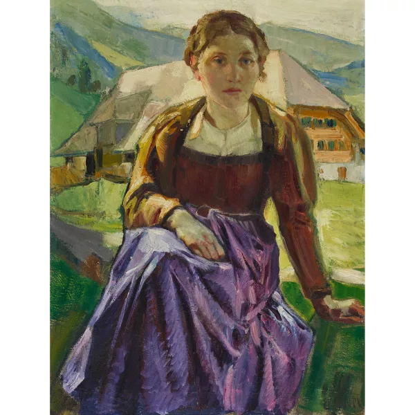 Ernst Hodel II. — Trachtenfrau im Emmental.