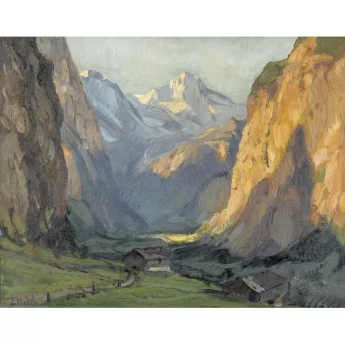 Ernst Hodel II. — Ansicht vom Lauterbrunnental.