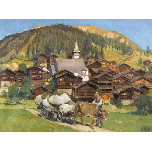 Ernst Hodel II. — Grimentz im Val d′Anniviers.