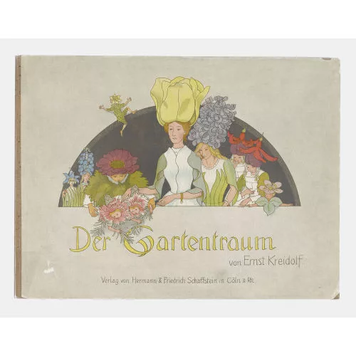 Ernst Kreidolf — "Der Gartentraum".