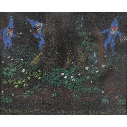 Ernst Kreidolf — "Die herzlichsten Glückwünsche".