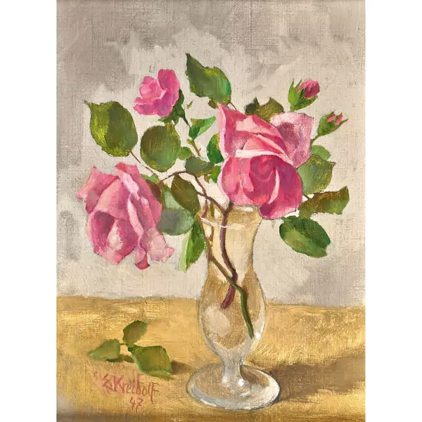 Rosen in Glasvase
