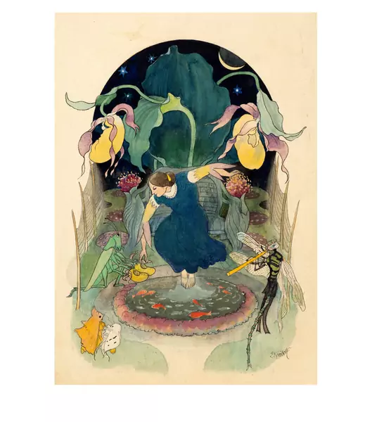 Ernst Kreidolf — Frauenschuh — Galerie Kornfeld