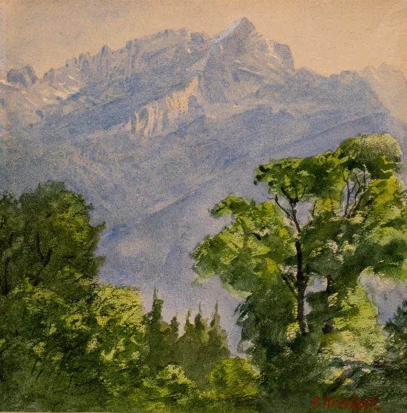 Berglandschaft bei Partenkirchen