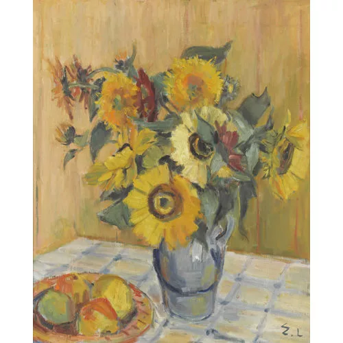 Ernst Leu — "Sonnenblumen".