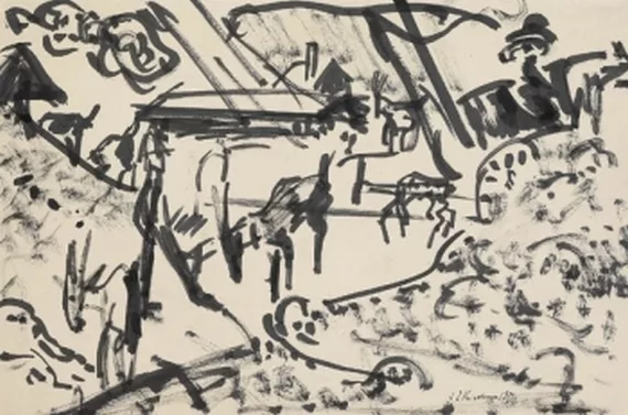 Ernst Ludwig Kirchner — Hirte mit Herde