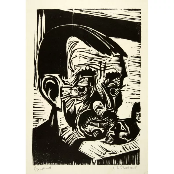 Ernst Ludwig Kirchner — Bauernkopf Andreas (Andres Müller)