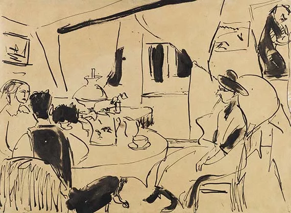 Ernst Ludwig Kirchner — Am Kaffeetisch bei Otto Mueller