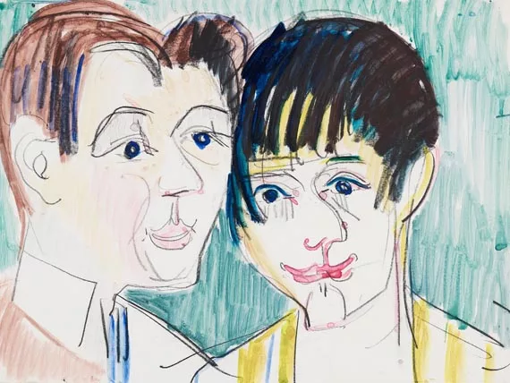 Ernst Ludwig Kirchner — Doppelporträt