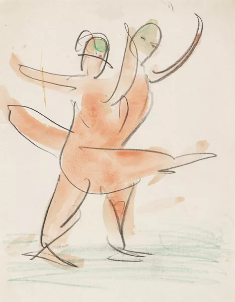 Ernst Ludwig Kirchner — Rosa Tanzpaar