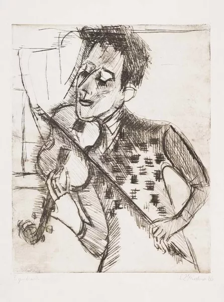Ernst Ludwig Kirchner — Der Geiger Gustav Häusermann