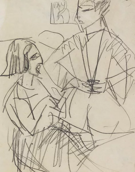 Ernst Ludwig Kirchner — Frauen im Gespräch