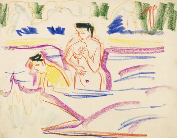 Ernst Ludwig Kirchner — Badende Frauen