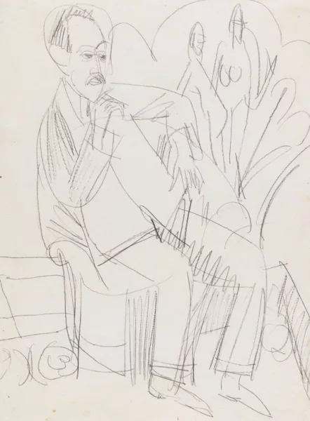Ernst Ludwig Kirchner — Gewecke im Sessel