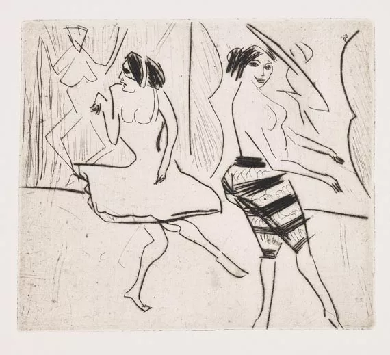 Ernst Ludwig Kirchner — Tänzerinnen im Atelier