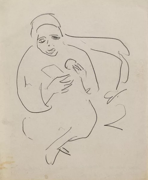 Ernst Ludwig Kirchner — Sich Pudernde