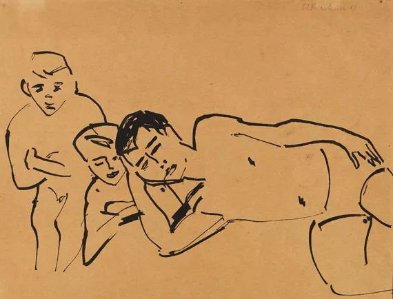 Ernst Ludwig Kirchner — Drei Personen