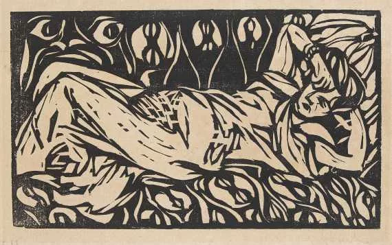 Ernst Ludwig Kirchner — Tausend und eine Nacht. Prinzessin und Dschinni