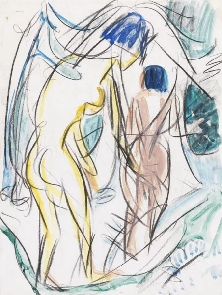 Ernst Ludwig Kirchner — Zwei Akte im Walde