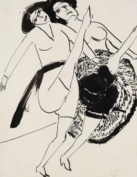 Ernst Ludwig Kirchner — Zwei Tänzerinnen