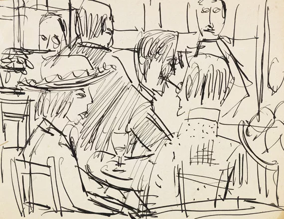Ernst Ludwig Kirchner — Im Café Schneider, Davos