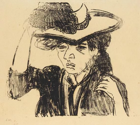 Ernst Ludwig Kirchner — Mädchen mit Hut