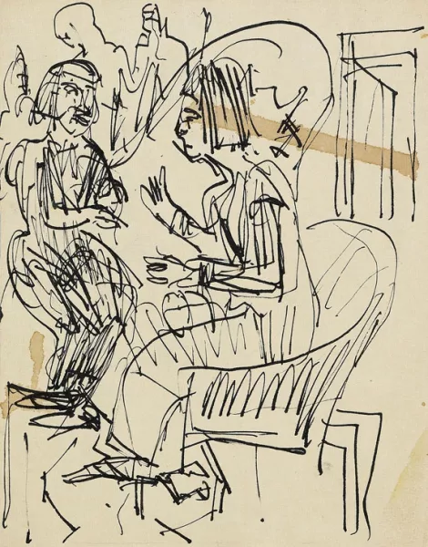 Ernst Ludwig Kirchner — Erna Kirchner und Lise Gujer im Gespräch