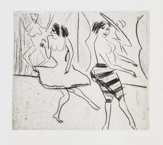 Ernst Ludwig Kirchner — Tänzerinnen im Atelier