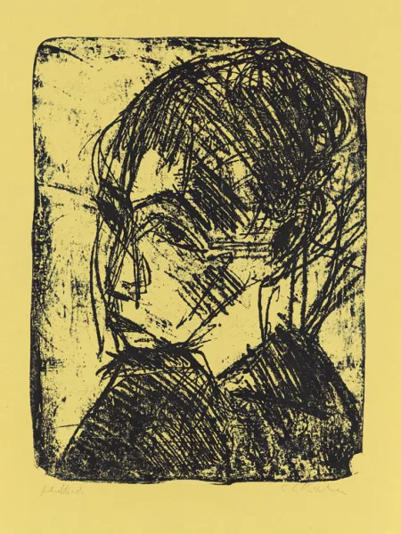 Ernst Ludwig Kirchner — Porträt Frau Bluth