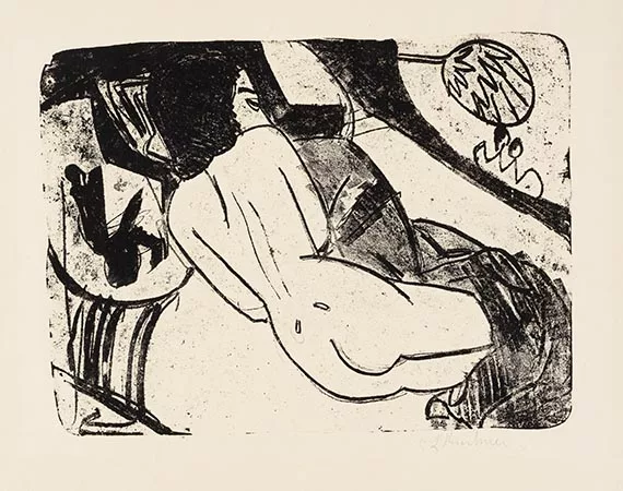 Ernst Ludwig Kirchner — Rückenakt, liegend