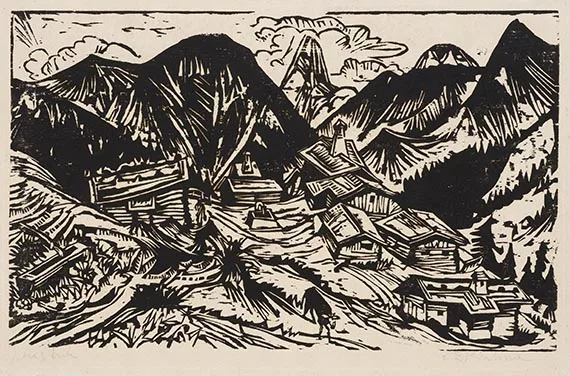 Ernst Ludwig Kirchner — Stafelalp mit Tinzenhorn