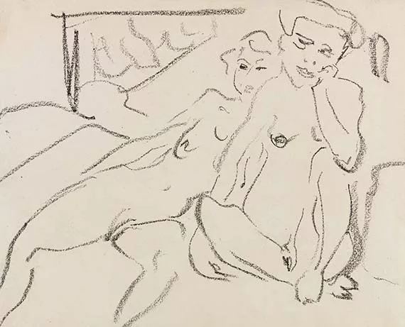 Ernst Ludwig Kirchner — Akte im Atelier